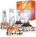 SEALIGHT 9005 H11 Lights Combo, 132,000LM Ultra-1000% Brighter S6 Pro with 2026 4th-Core Chips, 6500K hb3 h8 Combo or fog, Up 80,000hrs+ Lifespan, 3Mins Plug and Play, IP68, Pack of 4
