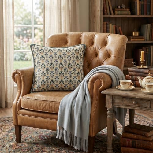 patdrea French Vintage Square Throw Pillow Cover,18"x18",Set of 2 - Image 3