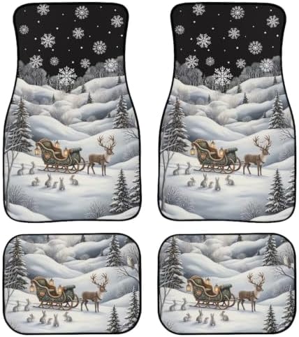 SnowmanFloor Mats for Xmas