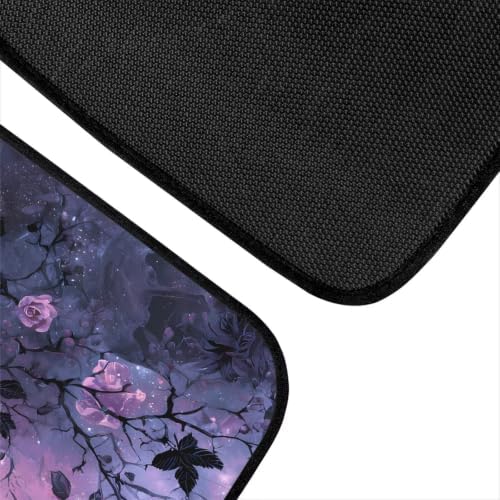 Witch Carpet Vehicle Floor Mats for All Saints'Day Gothic All Weather 4 Piece Fit Floor Mat Spooky Silhouette Interior Accessories Anti Slip Mats for Row
