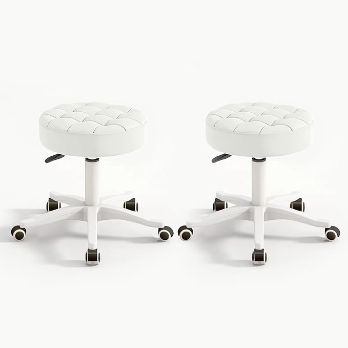 Small Chair Round Rolling Stool by HDHNBA