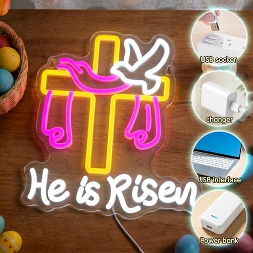 Thanksgiving Pumpkin Carriage Led Neon Sign, Fall Truck LED Light, Fall Thanksgiving Decor LED Neon Light Pumpkin Truck Neon Sign Autumn Home Farmhouse Decor (Cross) - Image 3