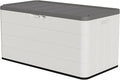 100 Gallon Plus Resin Deck Box, Waterproof Outdoor Storage Bin by Decksplore%E2%80%94BuiltforOutdoor