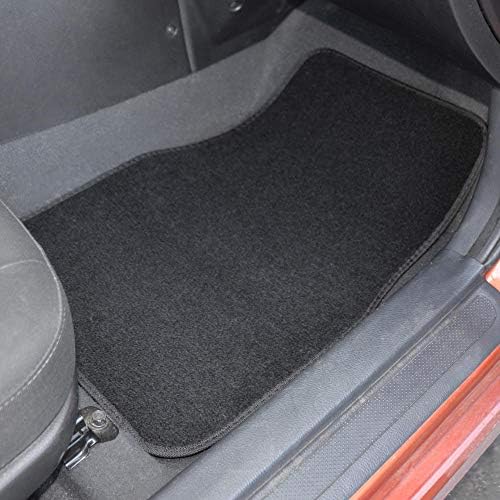 Motor Trend FatRug Premium Carpet Car Floor Mats - Thick Robust Auto Gear, Universal Fit for Your Car Truck or SUV, Black