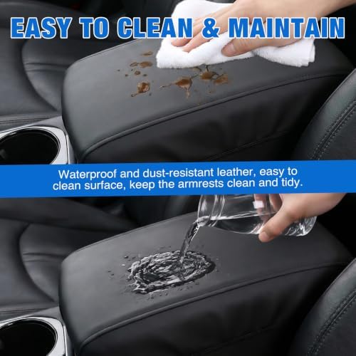 Nilight Center Console Cover for Honda Civic 2012-2015 Car Armrest Cushion