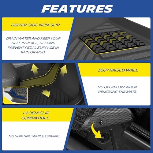 Michelin Vehicle Mats for 2026 Nissan Rogue PHEV (Plug-in Hybrid) 7-Seater