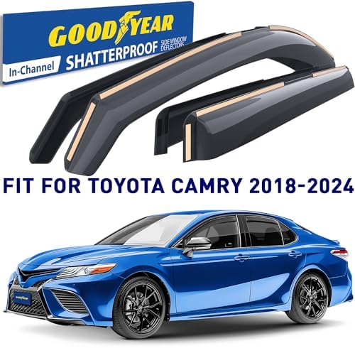 Goodyear in-Channel Window Deflectors for Toyota Camry 2018-2024