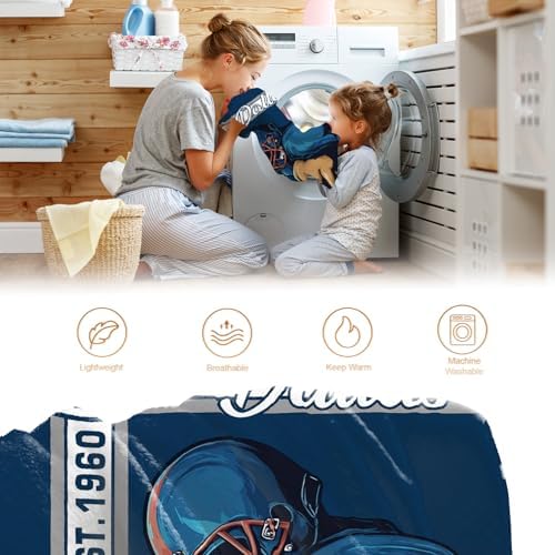 Rugby Blanket Sports Gifts for Men Women Kids Teen Boys Girls Birthday Christmas Halloween Easter Dad Husband Boyfriend Son Students Team Player Teammates Throw Blanket 50"x60" - Image 6