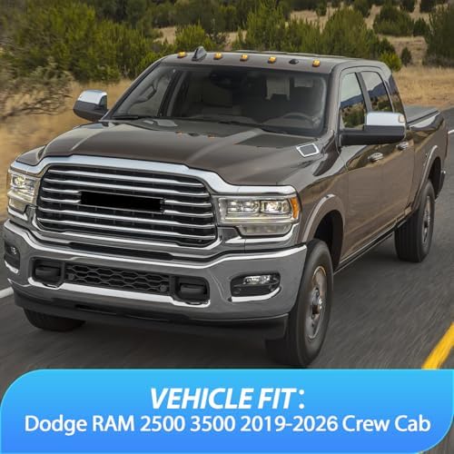 Nilight Window Rain Guards for Ram 2500 3500 Crew Cab 2019-2026, 4PCS