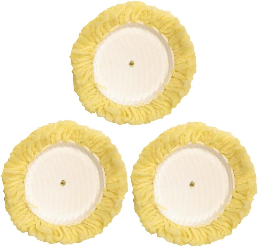 SM Arnold Wool Polishing Pad Removes Wax for Detailers, 3-Pack - Image 2