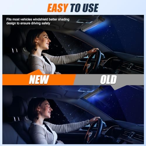 Nilight 32LED Blue Dash Strobe Light w/Controller Windshield Mount