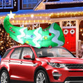 Soulchen 5 FT Christmas Inflatable Car Decorations with LED Lights Blow up Lying Down Christmas Tree for Outdoor Car Roof Decor Xmas Vehicle Accessories Yard Lawn Garden by Soulchen