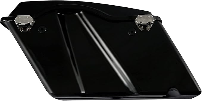 XFMT Matte Black Hard Saddlebags Saddle Bags Trunk W/Black Conversion Brackets - Image 5