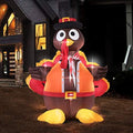 VIVOHOME 5ft Height Thanksgiving Inflatable LED Lighted Turkey with Hat by VIVOHOME