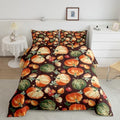 Erosebridal Pumpkin Comforter Set for Girls Toddler Boys Farmhouse Fall Harvest Decor Bedding Queen, Thanksgiving Decorations Bedding Comforter Sets for Adults Autumn Decorations for Home by Erosebridal