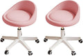 Rolling Stool Set of 2 Rolling Hydraulic Salon Stool by Walktory