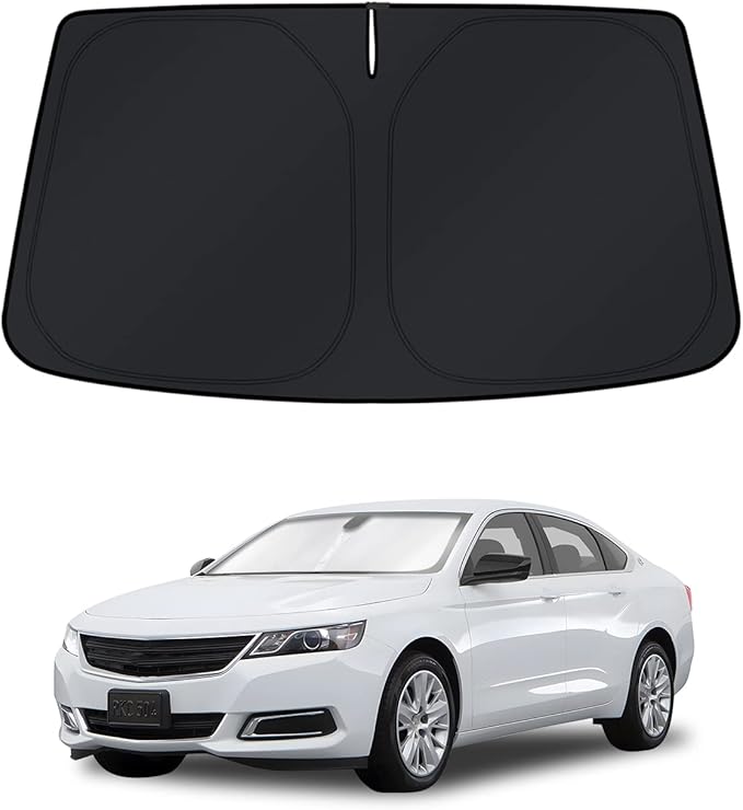 KUST Windshield Sun Shade for Chevy Impala 2014-2020 Window Shade Sun Visor by KUST