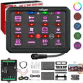 Nilight 12 Gang Switch Panel APP RGB 12V 24V Circuit Control System 4-Mode