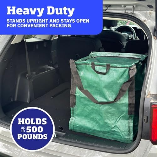 DURASACK 22-Gallon Zipper Top Heavy Duty Storage Tote Bags, Single, Green - Image 3