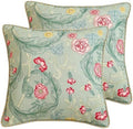 patdrea Designer French Vintage Throw Pillow Cover,18"x18",Set of 2 by patdrea