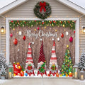 Teenyyou Christmas Garage Door Cover 7 x 8 Ft Gnomes Holiday by Teenyyou