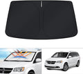 KUST Windshield Sun Shade for Dodge Caravan Mini Van 2008-2020 Window Sunshade by KUST