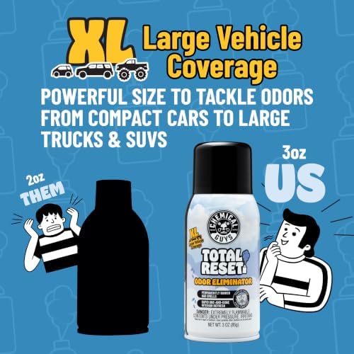 Chemical Guys, Total Reset Odor Eliminator Fogger, Car Interior, 2 Pack