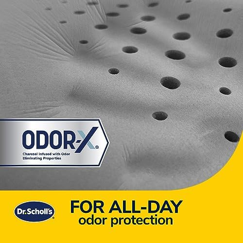Dr. Scholl’s Max Support Charcoal-Infused Lumbar Seat Cushion for Car, Truck, SUV — Black