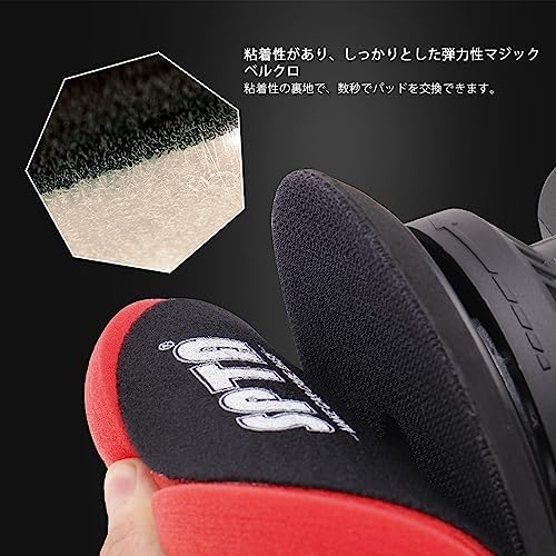 Cordless Car Buffer Polisher, SPTA Polisher with 2Pcs 12V Lithium Rechargeable Battery Brushless Polisher with Variable Speed, Portable Polisher with Polishing Pads Kit For Waxing - Image 3