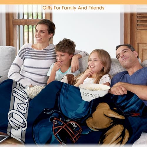Rugby Blanket Sports Gifts for Men Women Kids Teen Boys Girls Birthday Christmas Halloween Easter Dad Husband Boyfriend Son Students Team Player Teammates Throw Blanket 50"x60" - Image 5