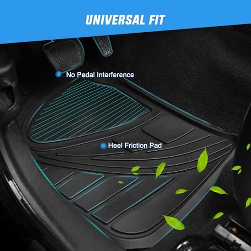 Nilight PVC Floor Mats for Cars Trucks SUVs