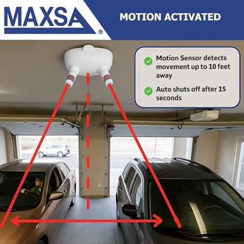 MAXSA 37110-W-RS Park Right Dual Laser Battery Powered Parking Guide White - Image 4