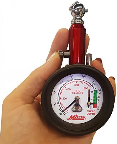 Milton (S-934) Dial Tire Pressure Gauge - Single Head Tire Tread Depth Gauge - Image 4