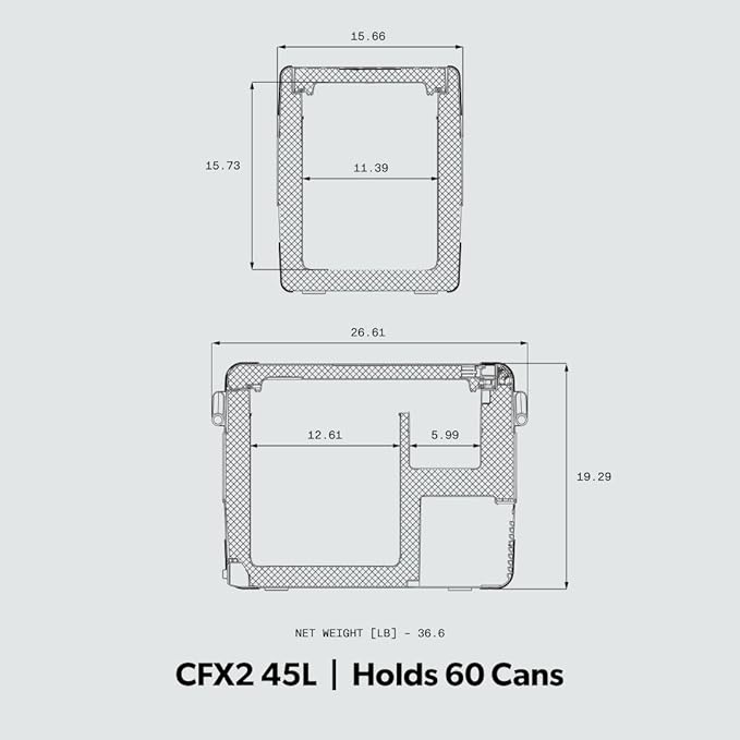 Dometic CFX2 45-Liter Portable Refrigerator and Freezer, Powered by AC/DC - Image 2