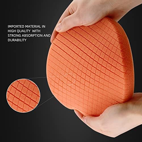Buffing Polishing Pads, SPTA 5Pcs 7.5 Inch Face for 7 Inch 180mm Backing Plate Mix Cutting Force Buffing Pads Cutting Polishing Pad Kit for Car Buffer Polisher Compounding,Polishing, Waxing-SPTA0010 - Image 5