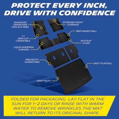 Michelin Vehicle Mats for 2021-2026 Bronco Sport (6 Piece)