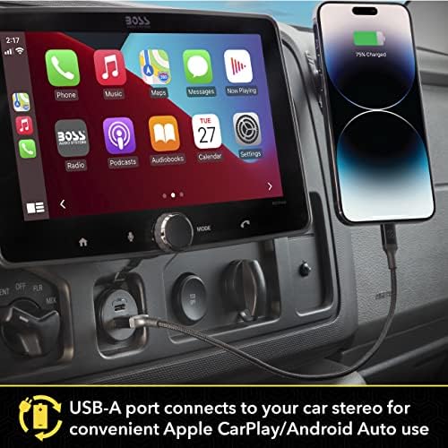 Scosche PowerVolt Dash Port 27W USB-C Car Charger with Data Pass-Through
