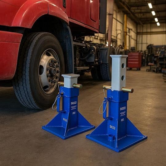 OTC S022 22-Ton Capacity Jack Stands - 13-7/8" to 19-7/8" Min/Max - Pair - Image 2