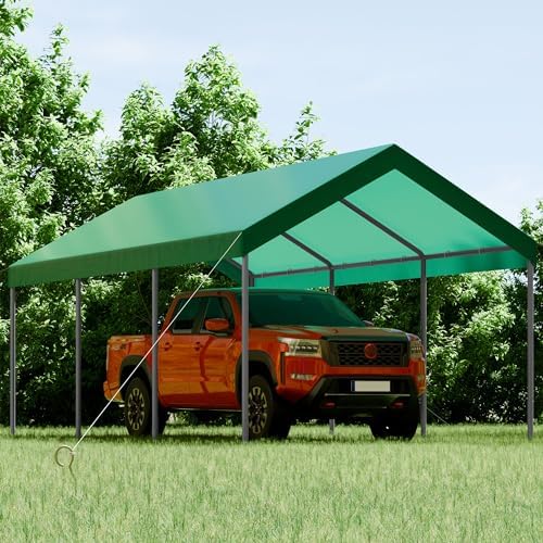 Shintenchi 10x20 FT Heavy Duty Carport,Green by Shintenchi%7CFurnitureMadeforRealLife