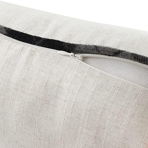 JWH Bird Throw Pillow Cover 14x24 Beige Turquoise Blue Grey - Image 7