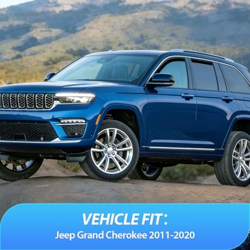Nilight in-Channel Rain Guards for Jeep Grand Cherokee 2011-2020, 4PCS