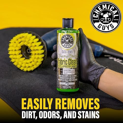 Chemical Guys, Citrus Foaming Fabric & Carpet Cleaner Drill Brush, 16 oz