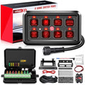 Nilight 8 Gang Switch Panel Relay System Automatic Dimmable