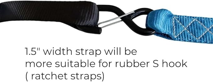 Soft Loop Tie Down Straps Black Breaking Strength 10, 000 LBS Heavy Duty 1.5 - Image 5