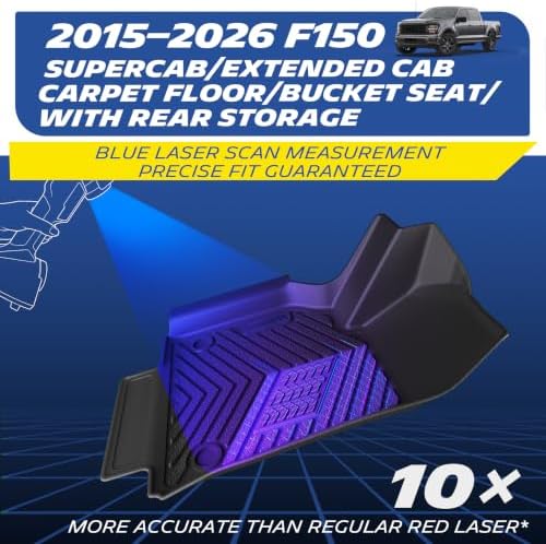 Michelin Vehicle Mats for 2015-2026 Ford F150 Super/Extended Cab Truck