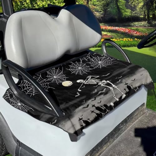 Yewattles Golf Cart Seat Cover Portable Club Car Seat Towel Universal Fit 2-Seat Golf Cart by Yewattles
