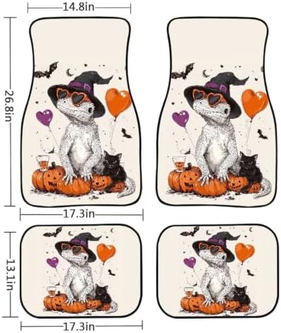 Halloween Decor Car Floor Mats Set of 4
