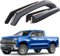 Goodyear Shatterproof in-Channel Window Deflectors for Chevrolet (Chevy) Silverado 1500 2019-2026 Double Cab, Rain Guards, Window Visors for Cars, Vent Deflector, Car Accessories, 4 pcs - GY003416LPf