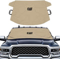 CAT® Windshield Snow Cover for Full Size Trucks & SUVs - Beige Topography