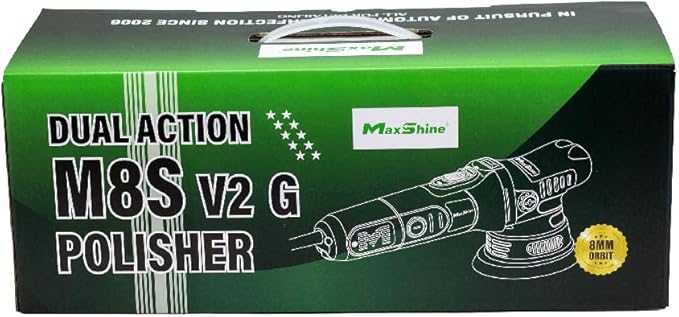 Maxshine Dual Action Polisher M8S V2 G | 8mm Throw, Corded Electric | 6 - Image 7